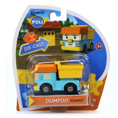 Nessiworld  Robocar Poli Metal Araç Karakter Figür Dumpoo