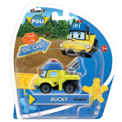 Nessiworld  Robocar Poli Metal Araç Karakter Figür Bucky