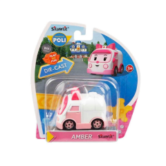 Nessiworld  Robocar Poli Metal Araç Karakter Figür Amber