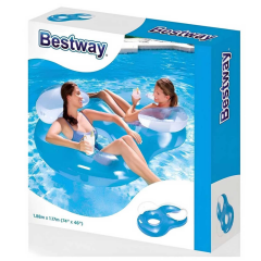 Nessiworld Bestway Çift Kişilik Deniz Yatağı 188 x 117 cm 43009