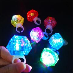 Nessiworld  Kristal LED Parti Yüzük Seti (6&#39;lı)