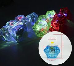 Nessiworld  Kristal LED Parti Yüzük Seti (6&#39;lı)