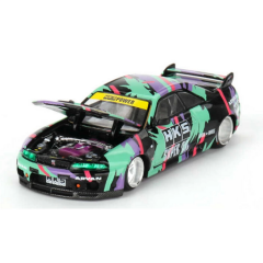 Nessiworld Mini GT 1/64 Nissan Skyline GT-R (R33) HKS V1 KHMG129