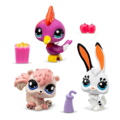 Nessiworld  Littlest Pet Shop Minişler 3’lü Figür Seti S2