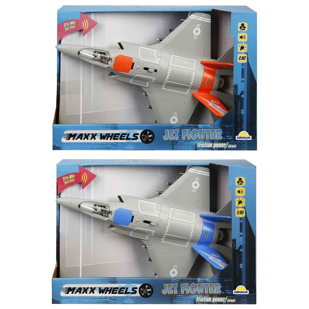 Nessiworld 1:16 Maxx Wheels Sesli ve Işıklı Jet Fighter Uçak