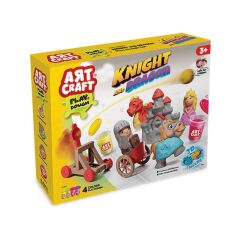 Nessiworld  03848 Şövalye ve Ejderha Oyun Hamuru Seti 280 gr -Dede