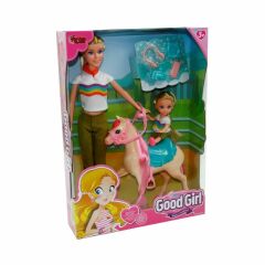 Nessiworld WG-115162 Kutulu 29cm Atlı Kızı ve Anne Bebek - Vardem Oyuncak