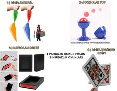 Nessiworld  4&#39;lü Sihirbazlık Seti – Hokus Pokus Sihirli Numara Seti