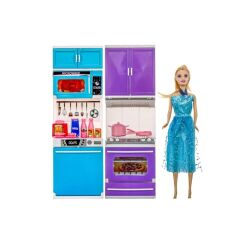 Nessiworld 02332 Karlar Ülkesi 2 Li Fırın Bulaşık Bebekli