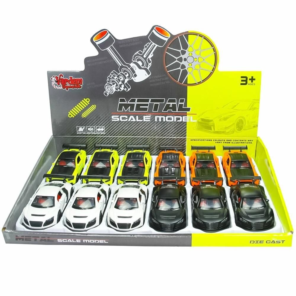 Nessiworld 3681C ÇEKBIRAK 1:36 METAL SPOR ARABA -VRD