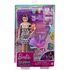 Nessiworld  GXT34 Mor Saçlı Skipper Bebek Bakıcısı  ve Oyun Seti