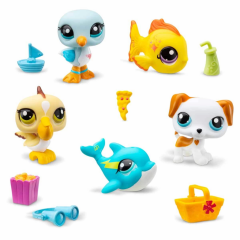 Nessiworld Littlest Pet Shop Minişler 5'li Figür Seti S1