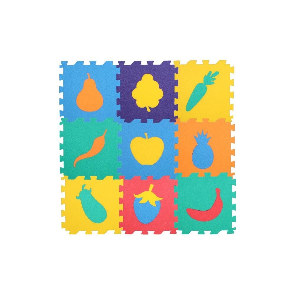 Nessiworld Toru Yer Matı Meyve Sebze 9 Adet 33x33 cm