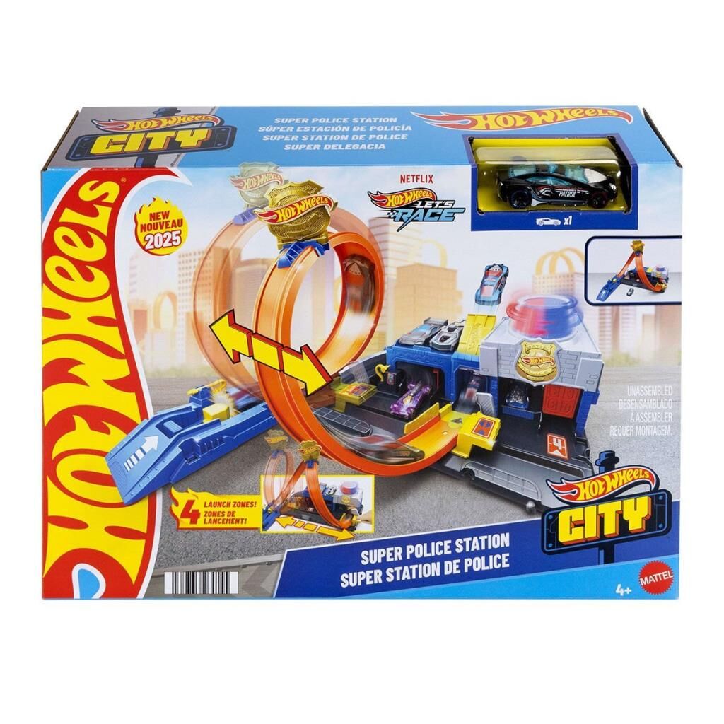 Nessiworld  JBM71 Hot Wheels Polis İstasyonu Oyun Seti