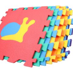 Nessiworld Toru Yer Matı Hayvanlar 9 Adet 33x33 cm