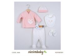 Nessiworld   4686 Zıbın Takım Pembe
