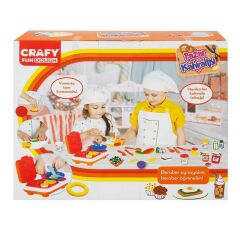 Nessiworld Crafy Pazar Kahvaltısı Oyun Hamuru Seti 300 g 23 Parça