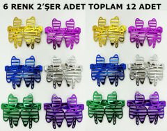 Nessiworld   Vegas Casino Kupa Sinek Temalı Parti Gözlüğü 6 Renk 12 Adet