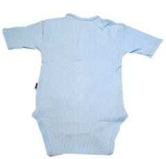 Sema Baby Yarım Kol Kaşkorse Badi (Body) - Mavi  18-24 Ay
