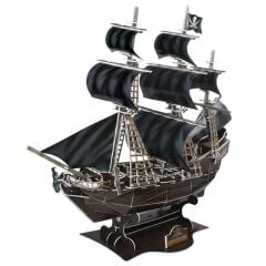 Nessiworld Cubic Fun 155 Parça 3D Puzzle Queen Anne's Revenge