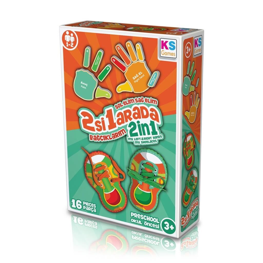 Nessiworld BE233 KS, Sol Elim Sağ Elim 2si1 arada Bağcıklarım / +3 yaş