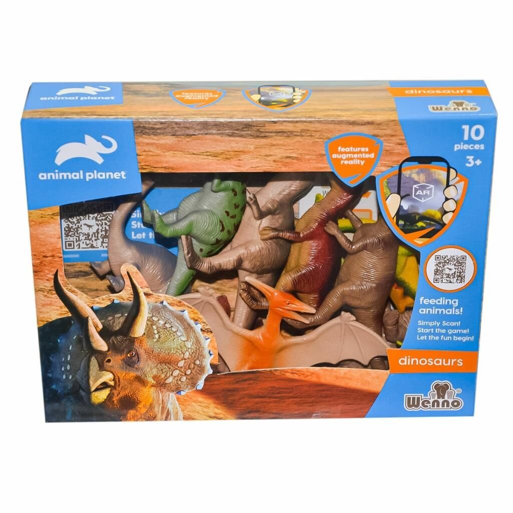 Nessiworld SH-D5803 Kutulu 10 Parça Dinazor Seti - Vardem Oyuncak