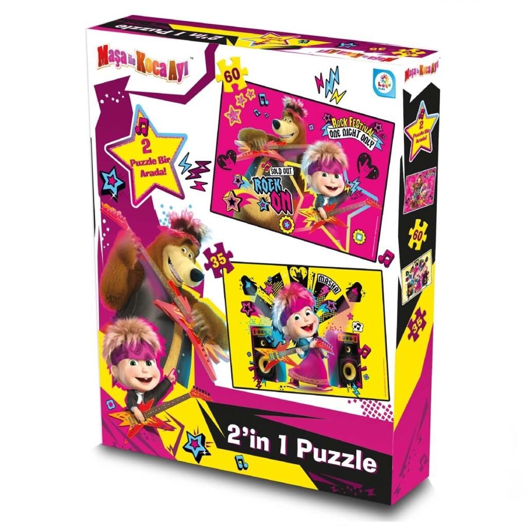 Nessiworld Maşa ile Koca Ayı 2'li Puzzle