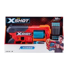 Nessiworld  36737 Zuru X Shot Sünger Atan Excel-Xcess 16 Mermili Silah