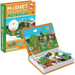 Nessiworld 1505 DıyToy, Magnet Hikaye Oluşturma - Mevsimler / +3 yaş
