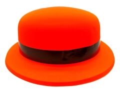 Nessiworld   Neon Partisi Turuncu Renk Melon Plastik Parti Şapkası