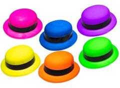 Nessiworld Neon Partisi Sarı Renk Melon Plastik Parti Şapkası