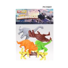 Nessiworld 713 Toy Play 6 Parça Dinozor Figür Seti 14-18 cm