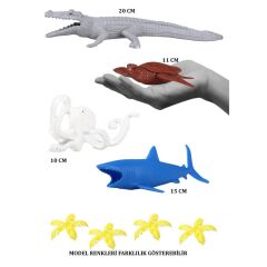 Nessiworld 720 Toy Play 6 Parça Deniz Canlıları Figür Seti 10-20 cm