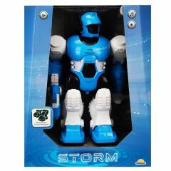 Nessiworld Storm Brave Sesli ve Işıklı Yürüyen Robot 25 cm