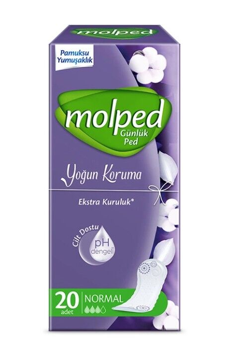 Nessiworld  Molped Yoğun Koruma Günlük Ped 20 Adet