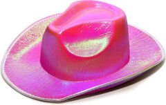 NessiWorld NeonHologramlıKovboyModelPartiŞapkasıPembeYetişkin39X36X14cm