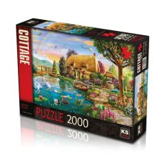 Nessiworld  KS Lakeside Cottage 2000 Parça Puzzle