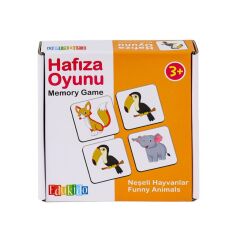 Nessiworld  EDU-2010 Hafıza Oyunu Neşeli Hayvanlar
