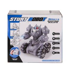 Nessiworld  SYR-666-861 Kumandalı Şarjlı Işıklı Roket ve Buhar Atan Robot Araba -Vardem Oyuncak
