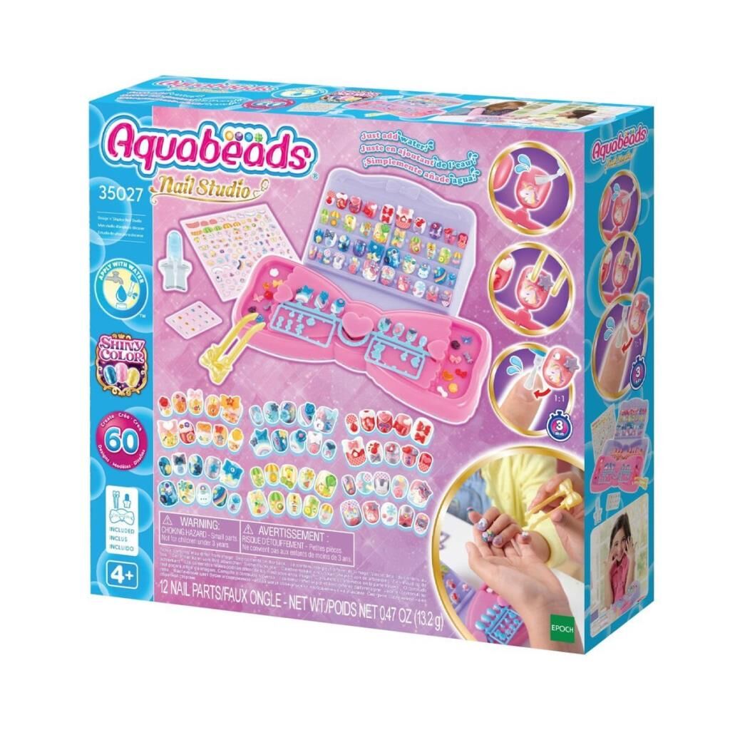 Nessiworld  35027 AquaBeads Tasarla ve Sergile Tırnak Atölyesi +4 yaş