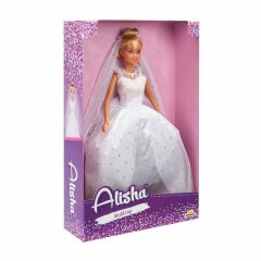 Nessiworld 3381 SUN-RST-SIS-Gelinlikli Manken Bebek Alisha 29 cm - Sunman