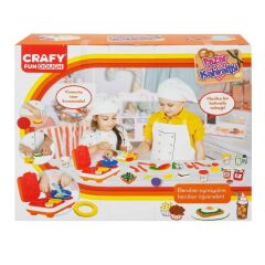 Nessiworld  Crafy Pazar Kahvaltısı Oyun Hamuru Seti 23 Parça