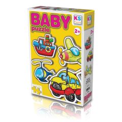 Nessiworld 12003 KS Baby Puzzle - Ulaşım Araçları / 15 Parça Puzzle / +2 yaş