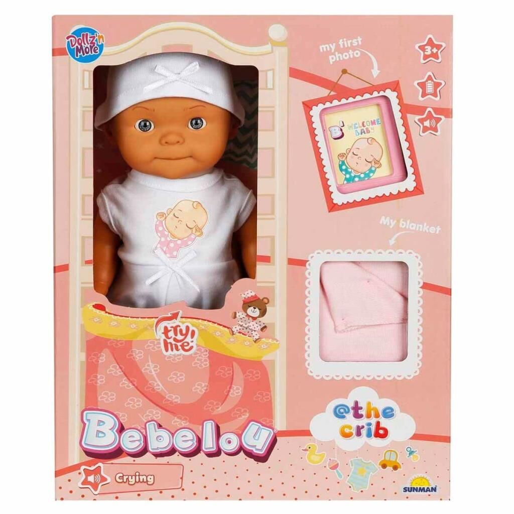 Nessiworld  5683 Bebelou Sesli Hoş Geldin Bebeği 30 cm -Sunman