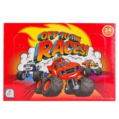 Nessiworld  BL7993 Blaze Taslamalı Frame Puzzle 24 Parça -Laçokids