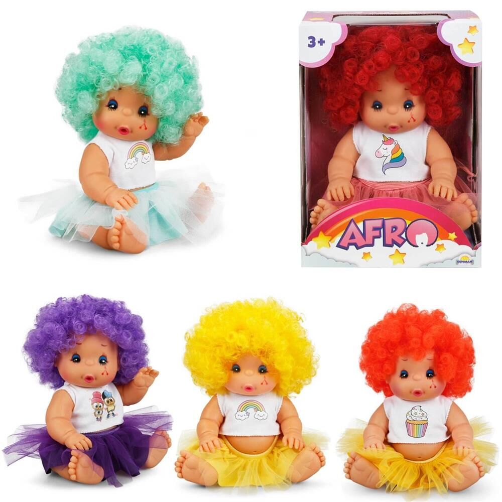 Nessiworld 020040 ASBC-AFR-BEBEK RENKLİ KIVIRCIK SAÇLI