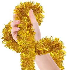 Nessiworld   Parti İçin Sim Süs 2 Metre Uzunluk 6 cm Genişlik Altın Renk İthal