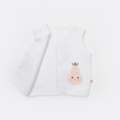 Nessiworld   Pretty Bear Kapitone Yelek 61479 Beyaz
