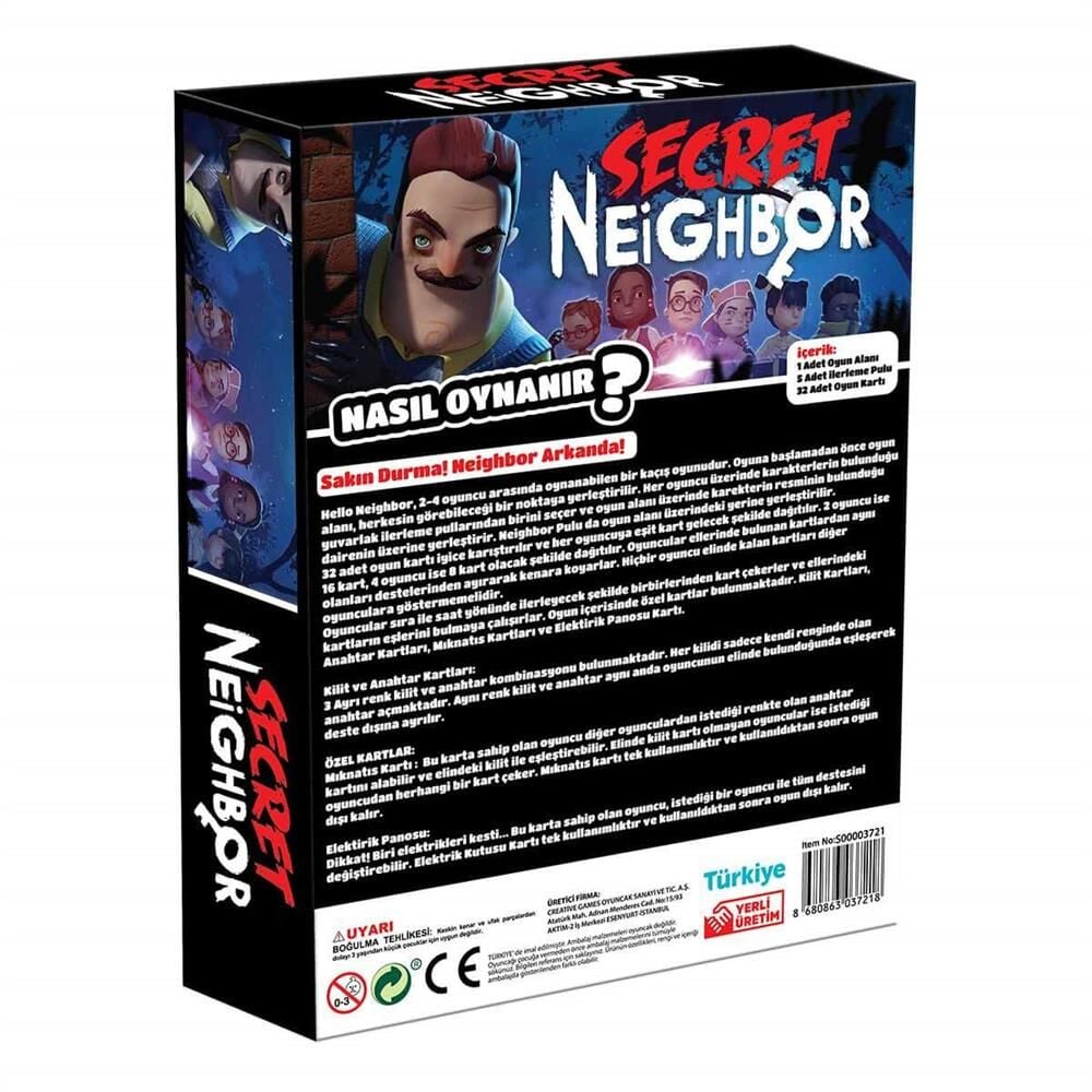 Nessiworld S00003721 Smile Games Hello Neighbor Party Game