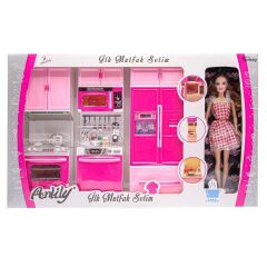Nessiworld Anlily İlk Mutfak Setim Bebekli 3'lü Set